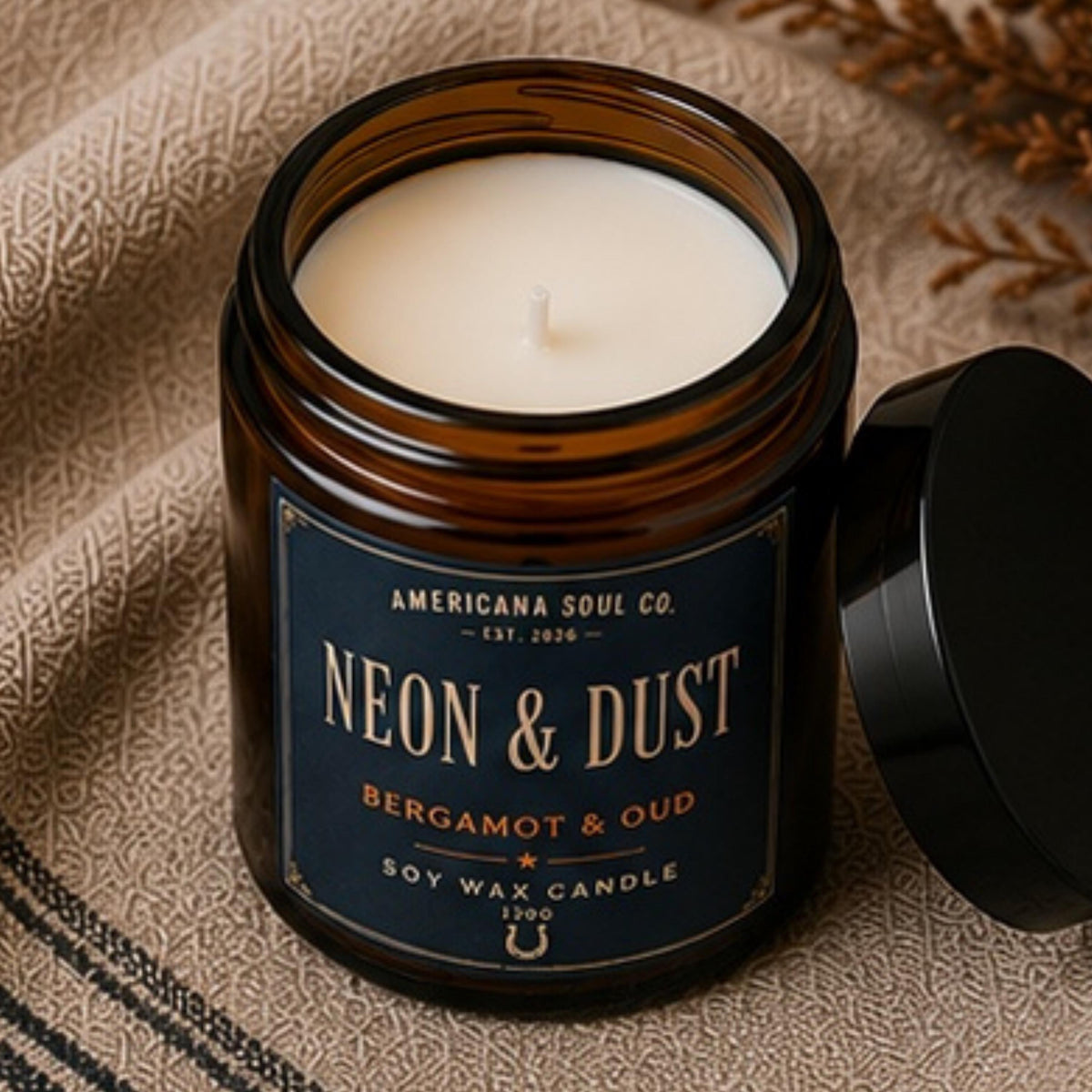 Neon & Dust Soy Wax Candle