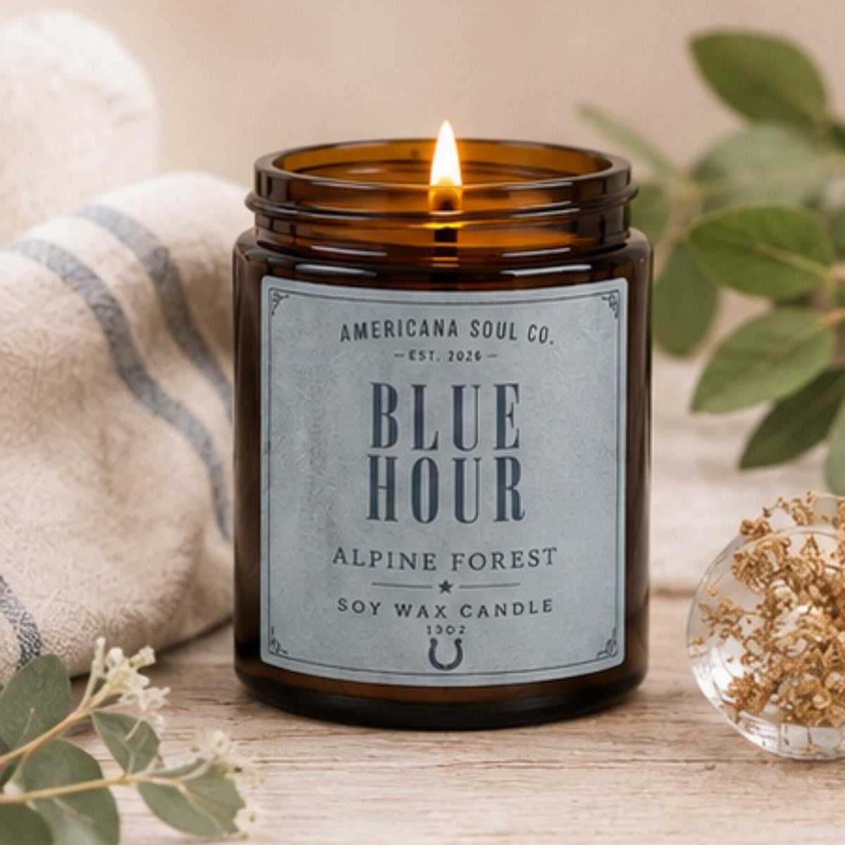 Blue Hour Soy Wax Candle