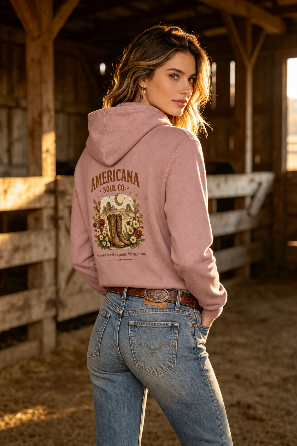 Americana Soul Co. Western Hoodie