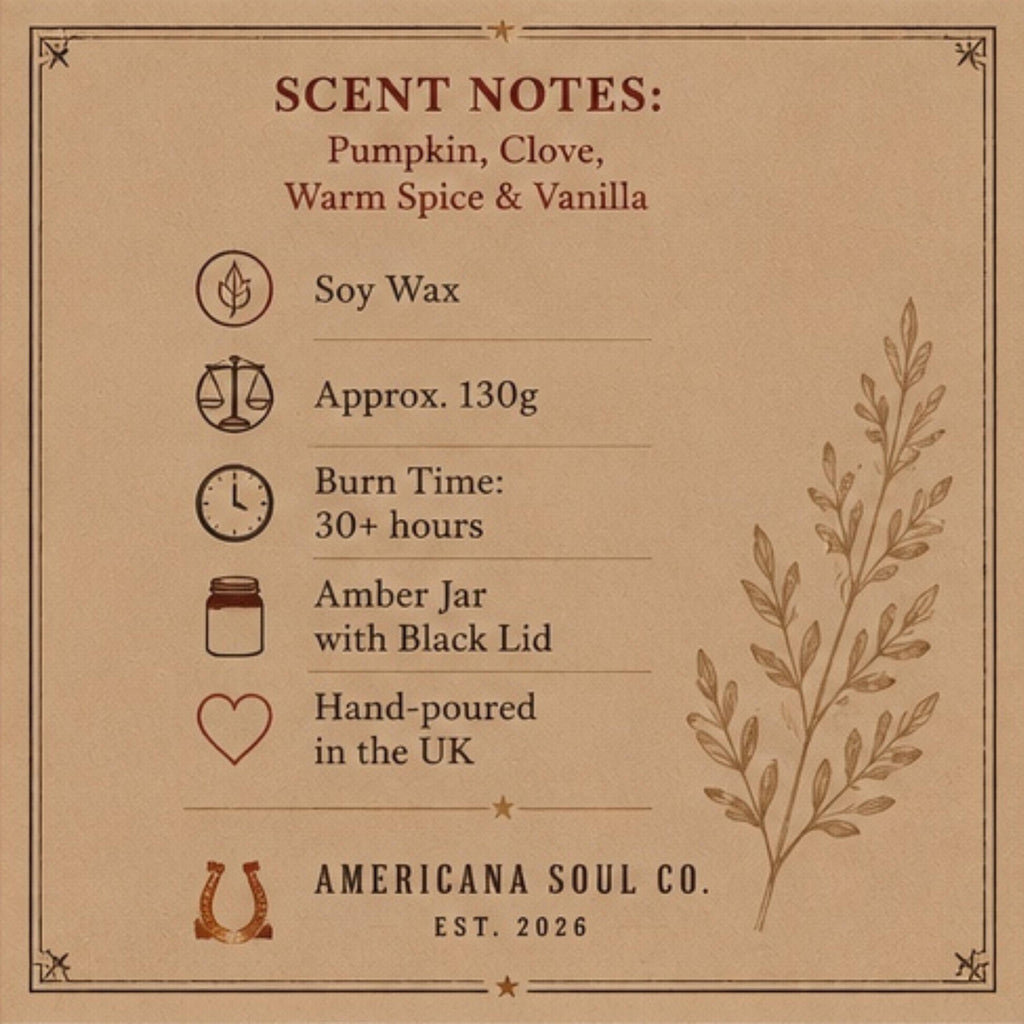 Backroad October Soy Wax Candle