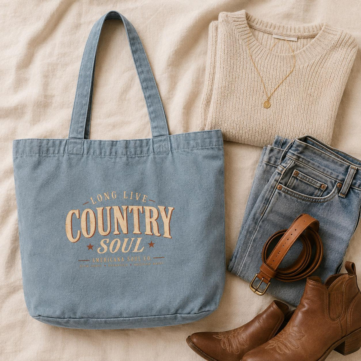 Long Live Country Soul Tote Bag