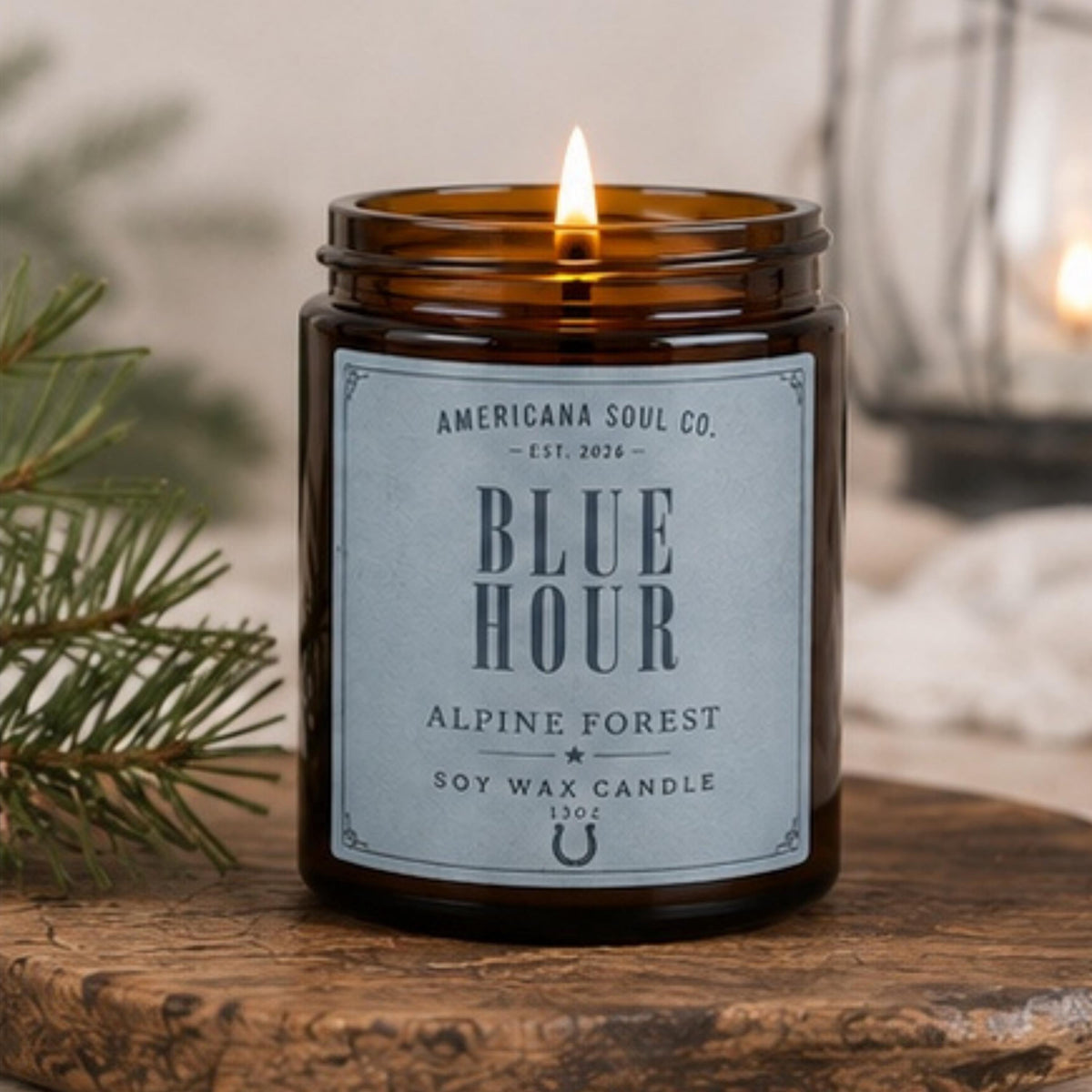 Blue Hour Soy Wax Candle