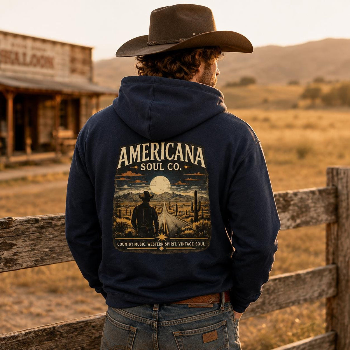 Men's Western Desert Road Hoodie