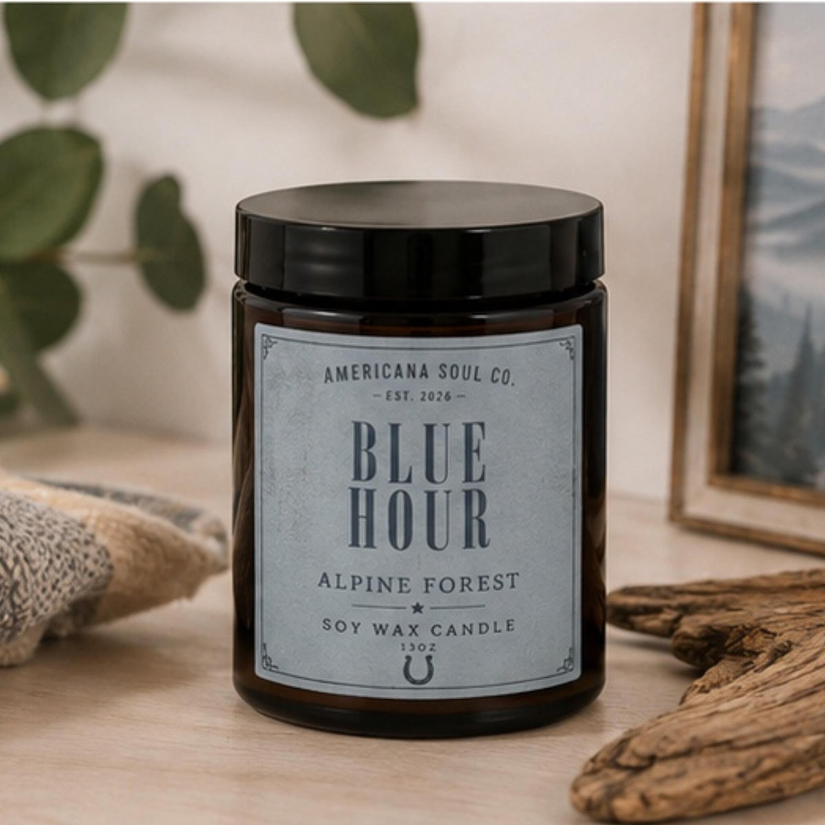 Blue Hour Soy Wax Candle